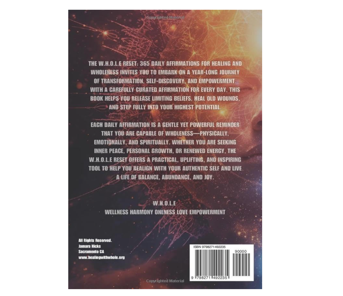 The W.H.O.L.E Reset: 365 Daily Affirmations for Healing and Wholeness (Digital Download)